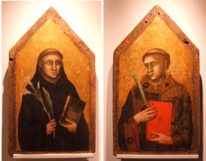 Le tavole dei due santi