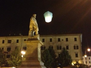 Lanterne in Piazza Garibaldi